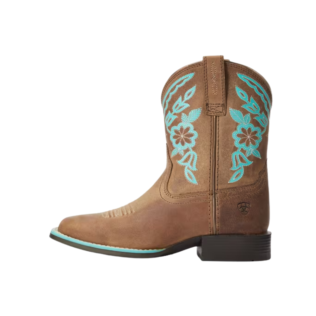 Ariat Youth Girl's Cattle Cate Distressed Brown Boots