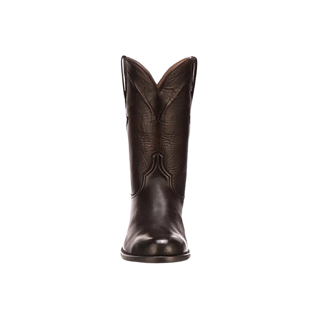Lucchese Men's Kennedy Roper Black Cherry Boots