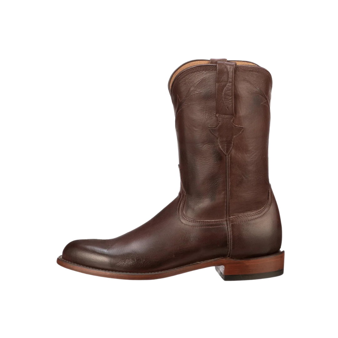 Lucchese Men's Kennedy Roper Whiskey Boots