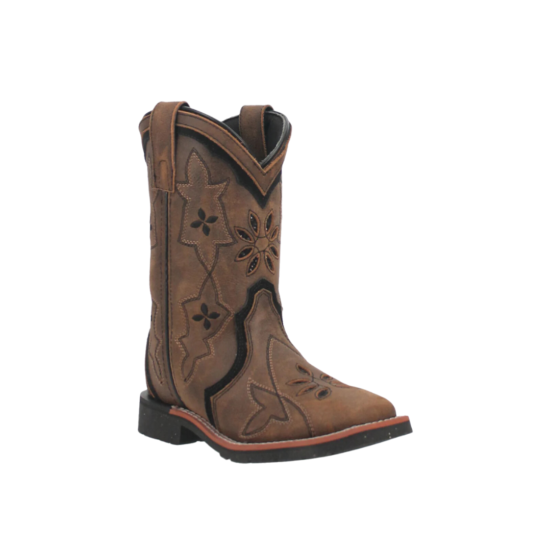Dan Post Youth Girl's Honey Posy Brown Boots