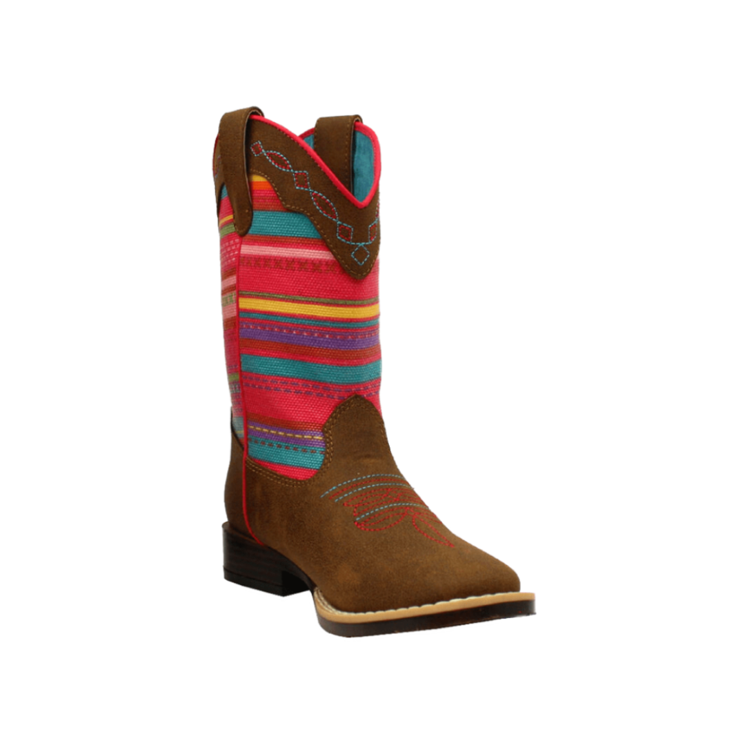 Blazin Roxx Youth Girl's Camilla Pink Multicolor Boots
