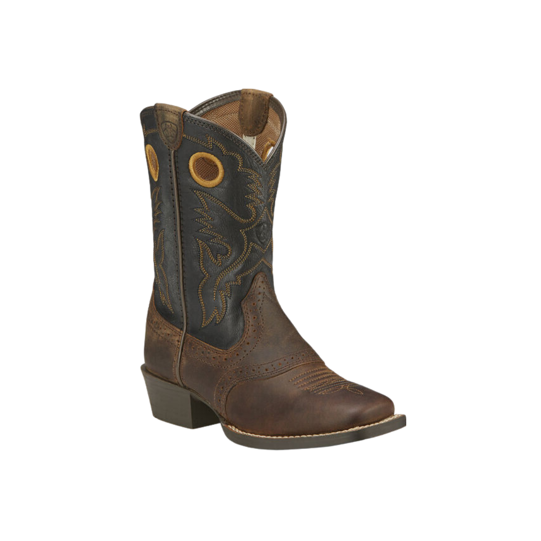 Ariat Youth Boy's Roughstock Distressed Brown Boots
