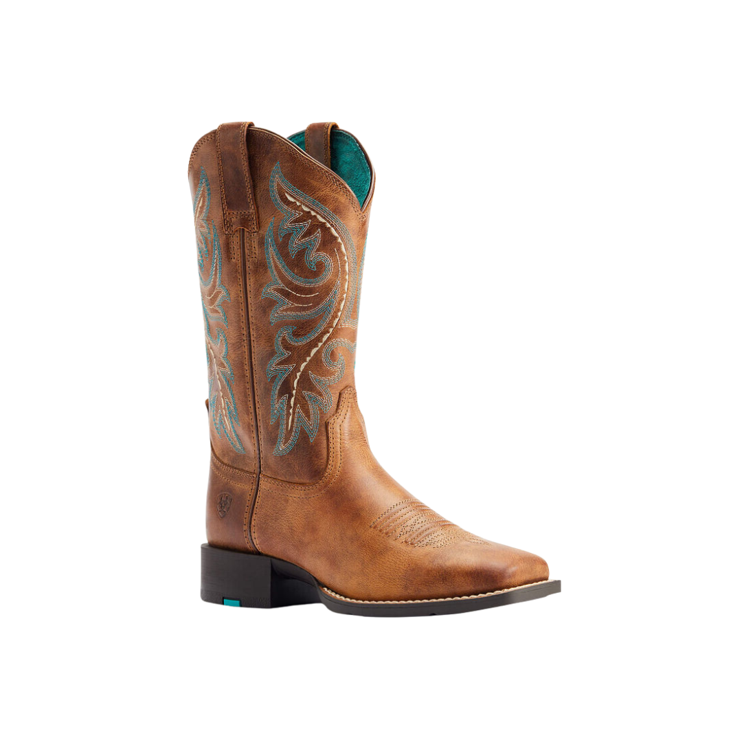 Ariat Women's Round Up Back Zip Desert Sand Boots