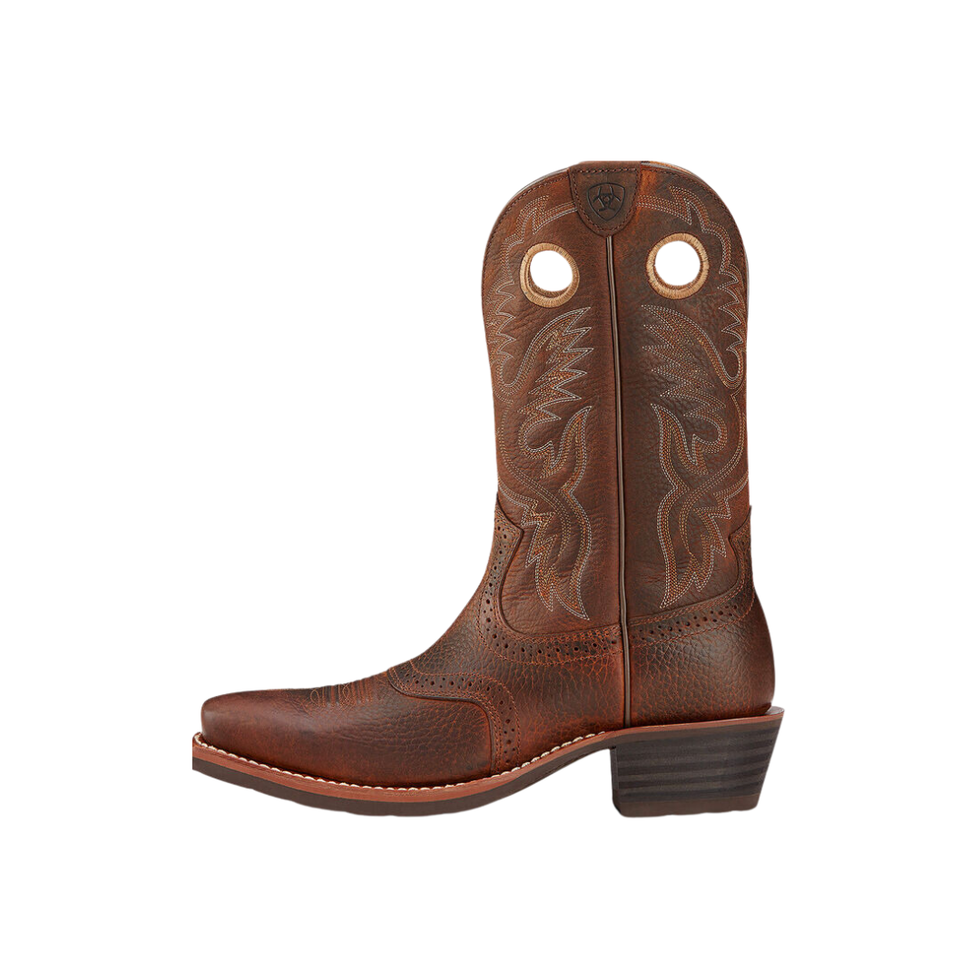 Ariat Men's Heritage Roughstock Oiled Rowdy Brown Boots