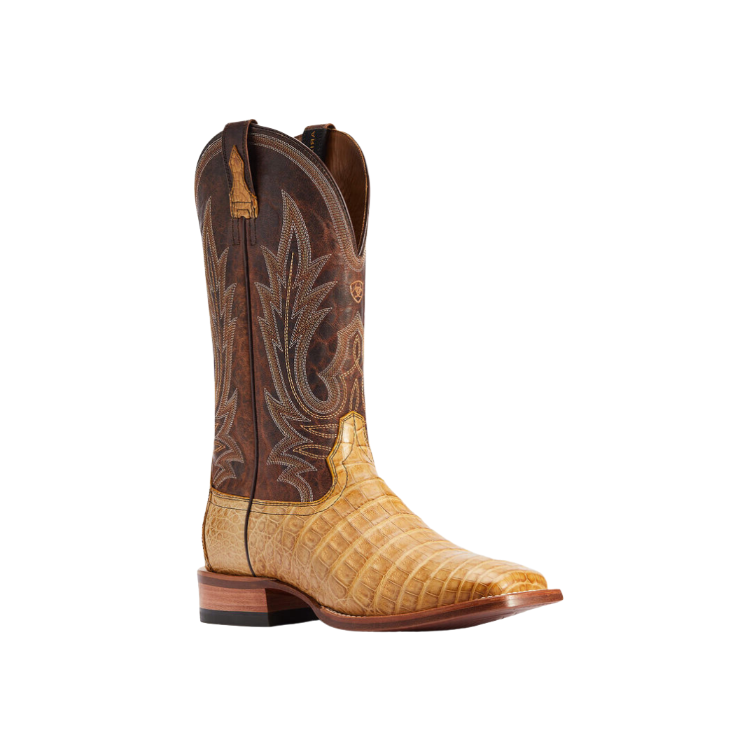 Ariat Men's Gungsliger Cowboy Brown Exotic Boot