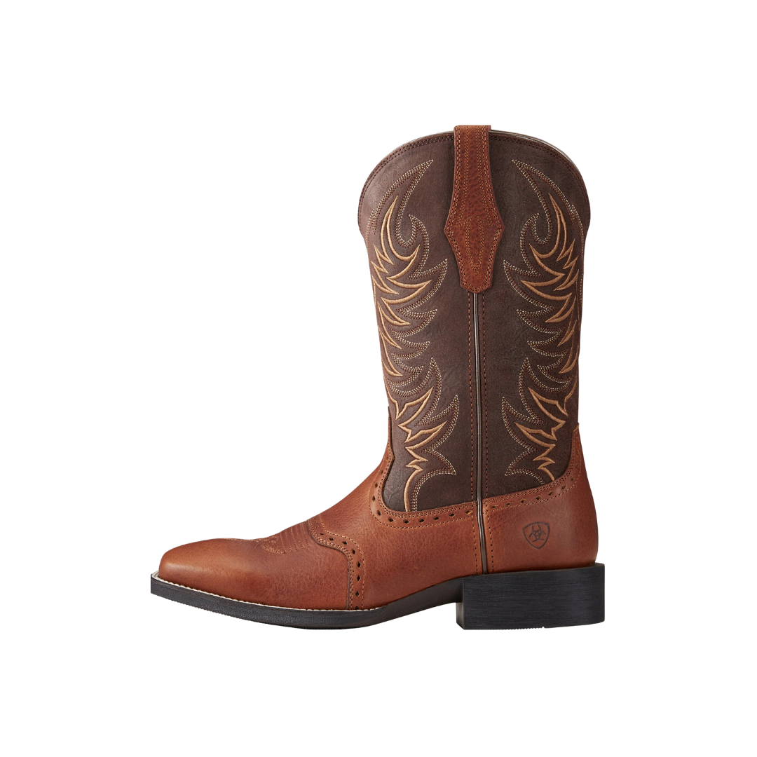 Ariat Men's Sport Sidewinder Golden Grizzly Brown Boots