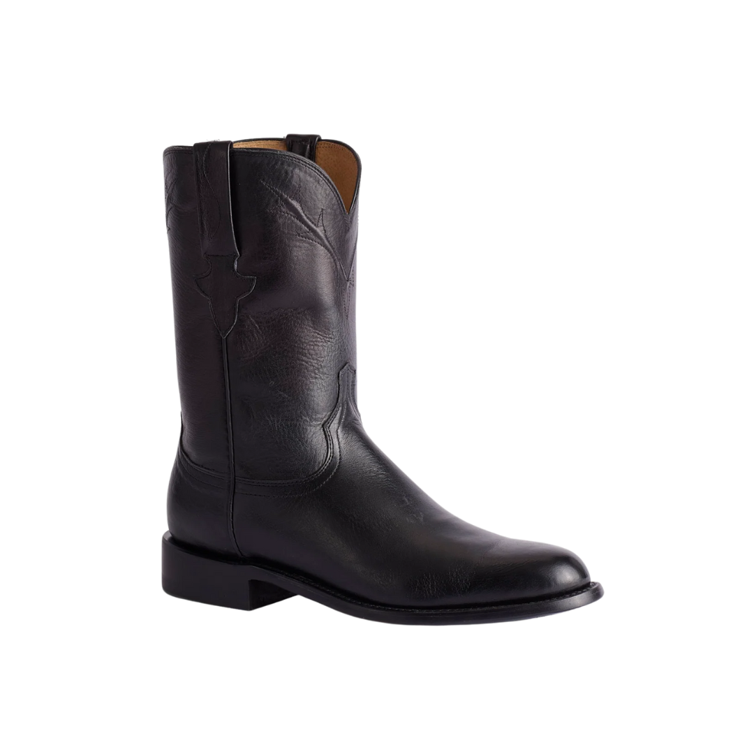 Lucchese Men's Kennedy Roper Black Boots