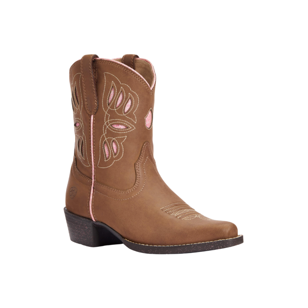 Ariat Youth Girl's Glitzy Glam Western Brown Boots