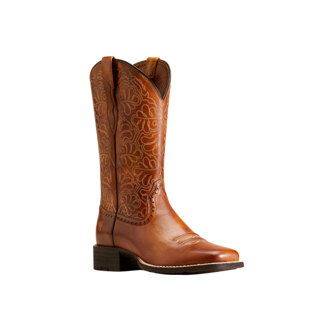 Ariat Women's Round Up Remuda Naturally Rich Light Brown Boots