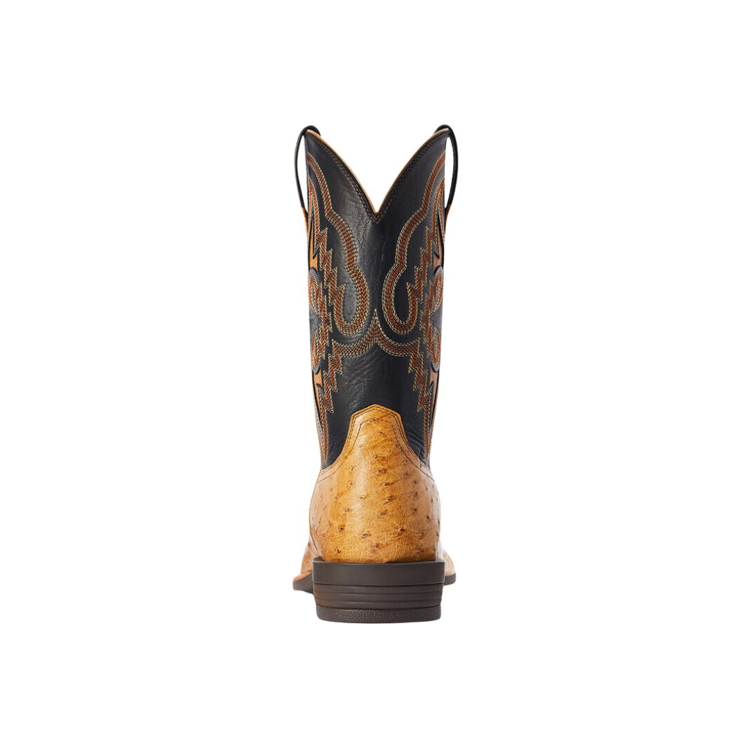 Ariat Men's Dagger Antique Saddle Ostrich Exotic Boots