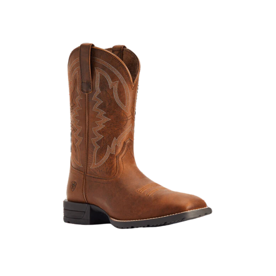 Ariat Men's Hybrid Ranchwork Thatch Brown Boots