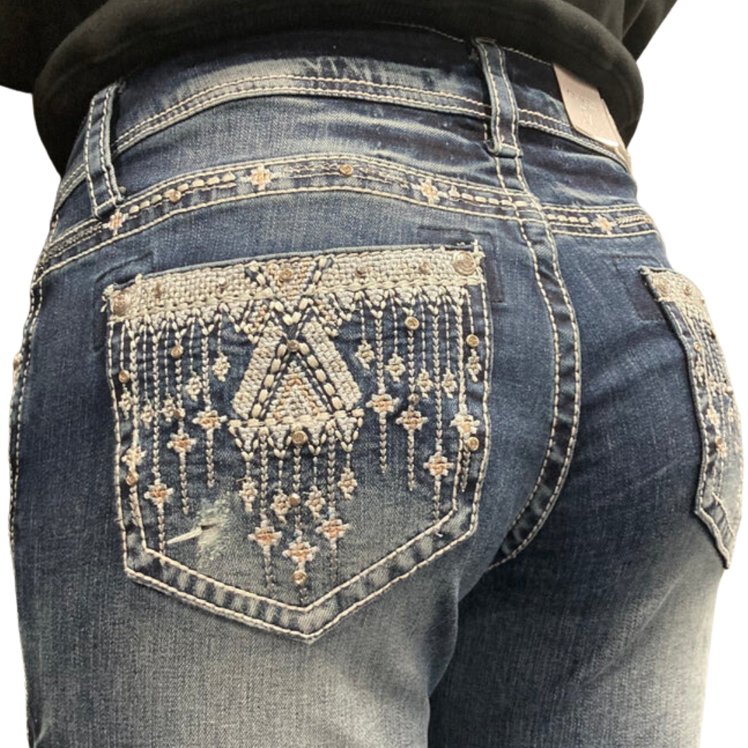Grace Women's Chandelier Hipster Jeans
