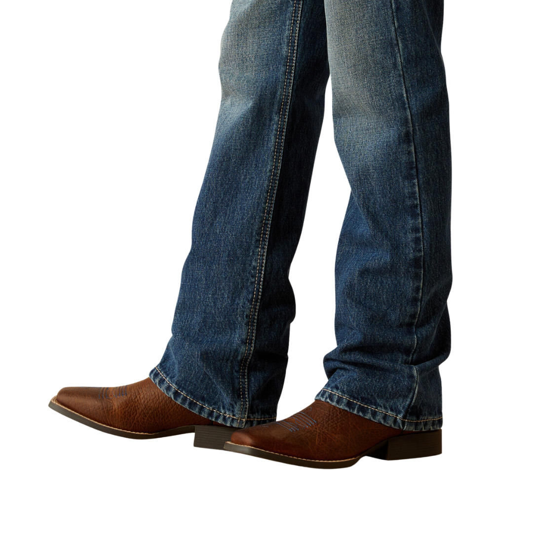 Ariat Youth Boy's B4 Kelvin Boot Dakota Blue Jeans