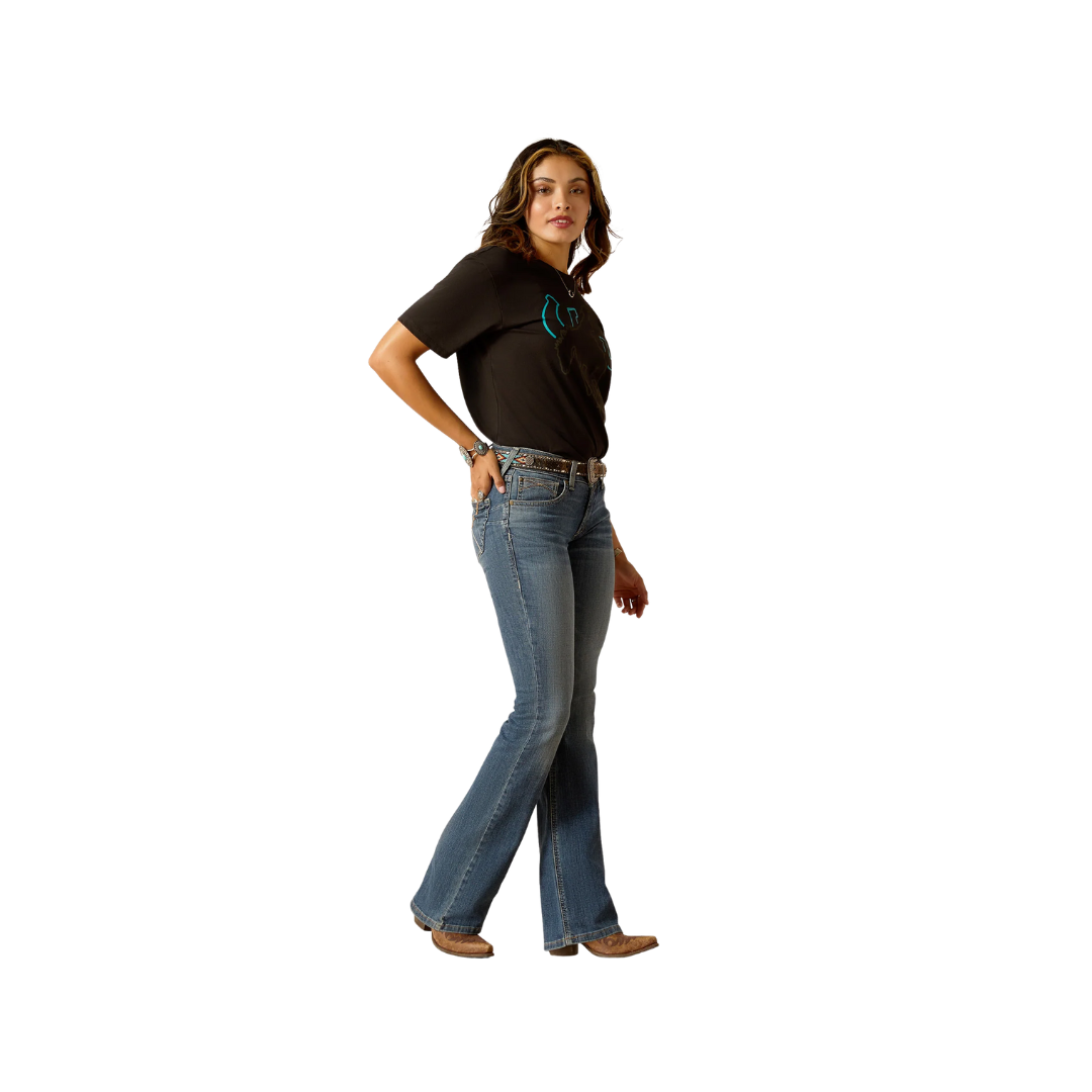 Ariat Women's Perfect Rise Chopped Ella Toronto Jeans