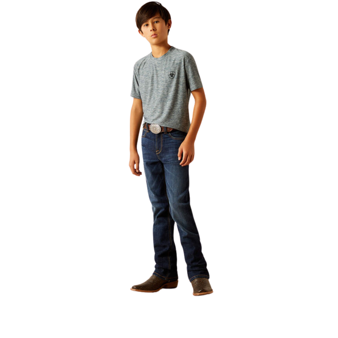 Ariat Youth Boy's B4 Relaxed Rolland Boot Cut Pima Jeans