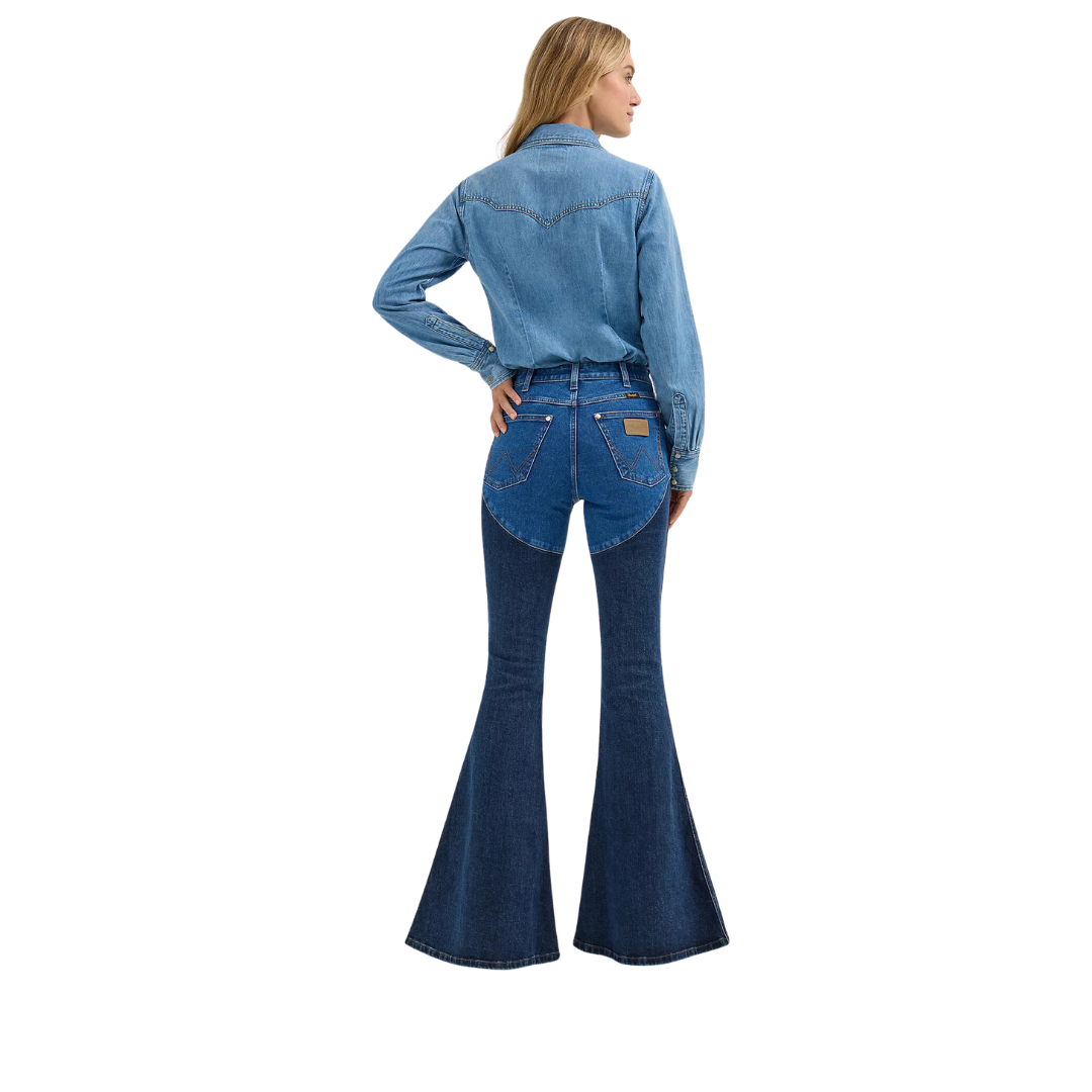 Wrangler Women's Lainey Wilson Tonal Blue Jeans