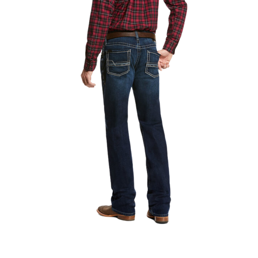 Ariat Men's M2 Relaxed Stackable Boot Cut Blue Jeans - Big & Tall