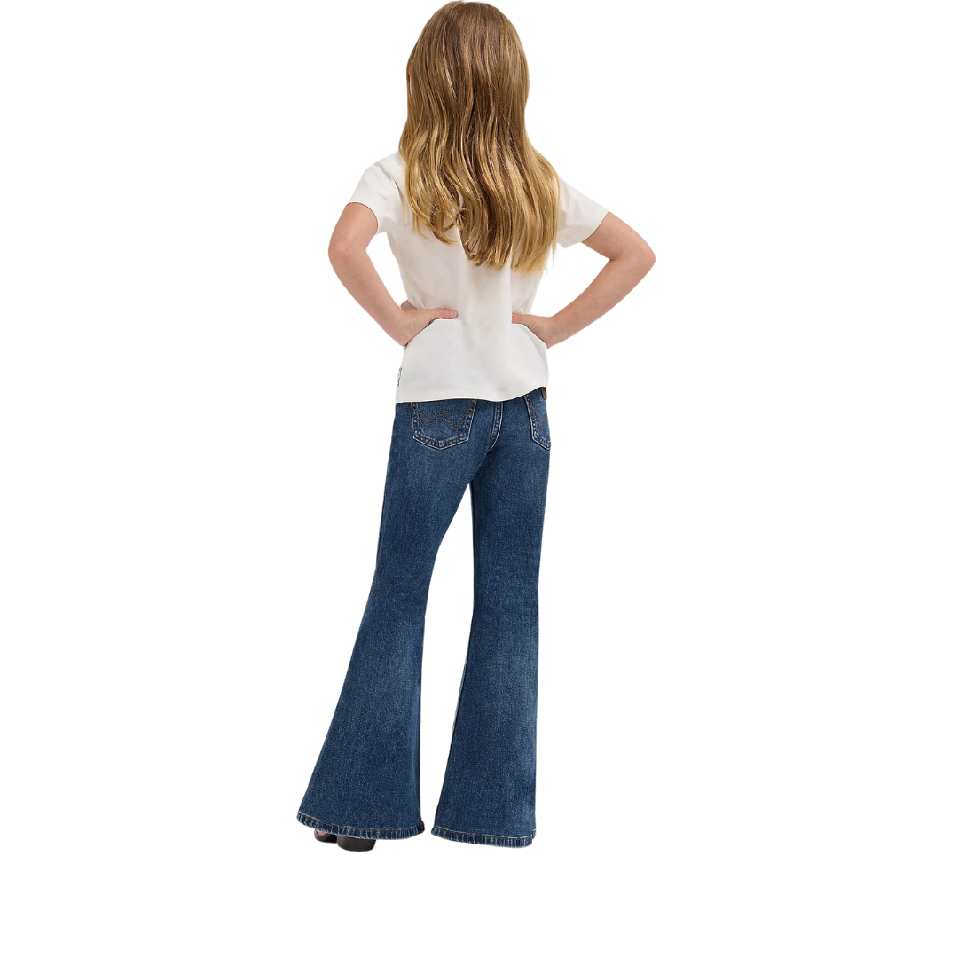 Wrangler Youth Girl's Lainey Baskin Blue Wash Jeans