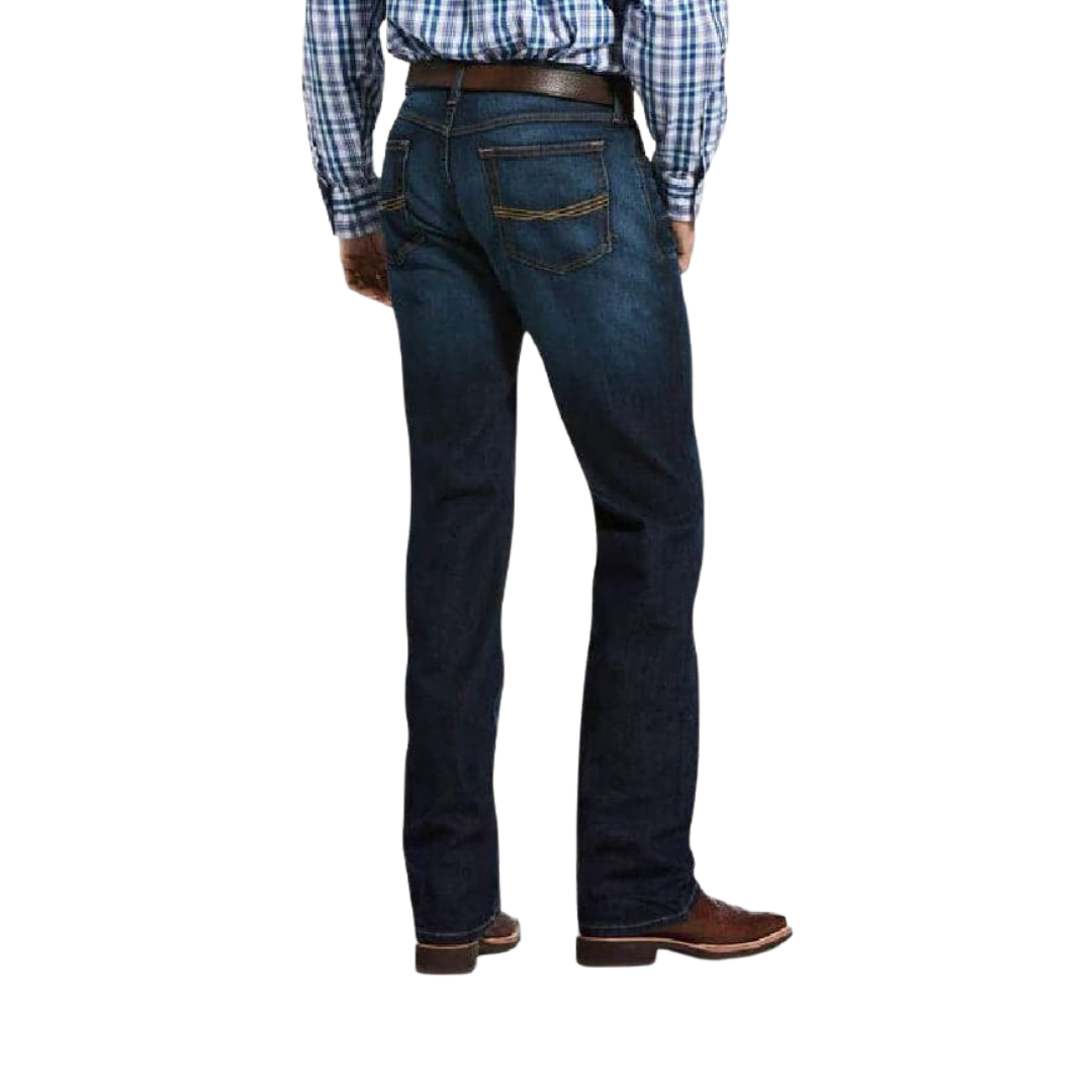 Ariat Men's M5 Slim Stretch Legacy Stackable Straight Blue Jeans