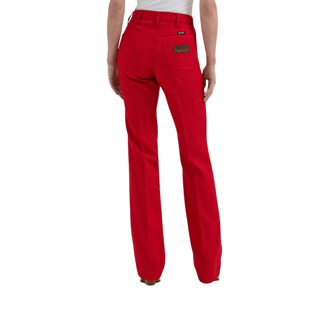 Wrangler Women's Retro Wrancher Red Jeans
