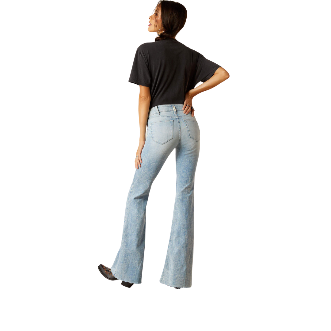 Ariat Women's Perfect Rise Jimena Flare Snowland Jeans