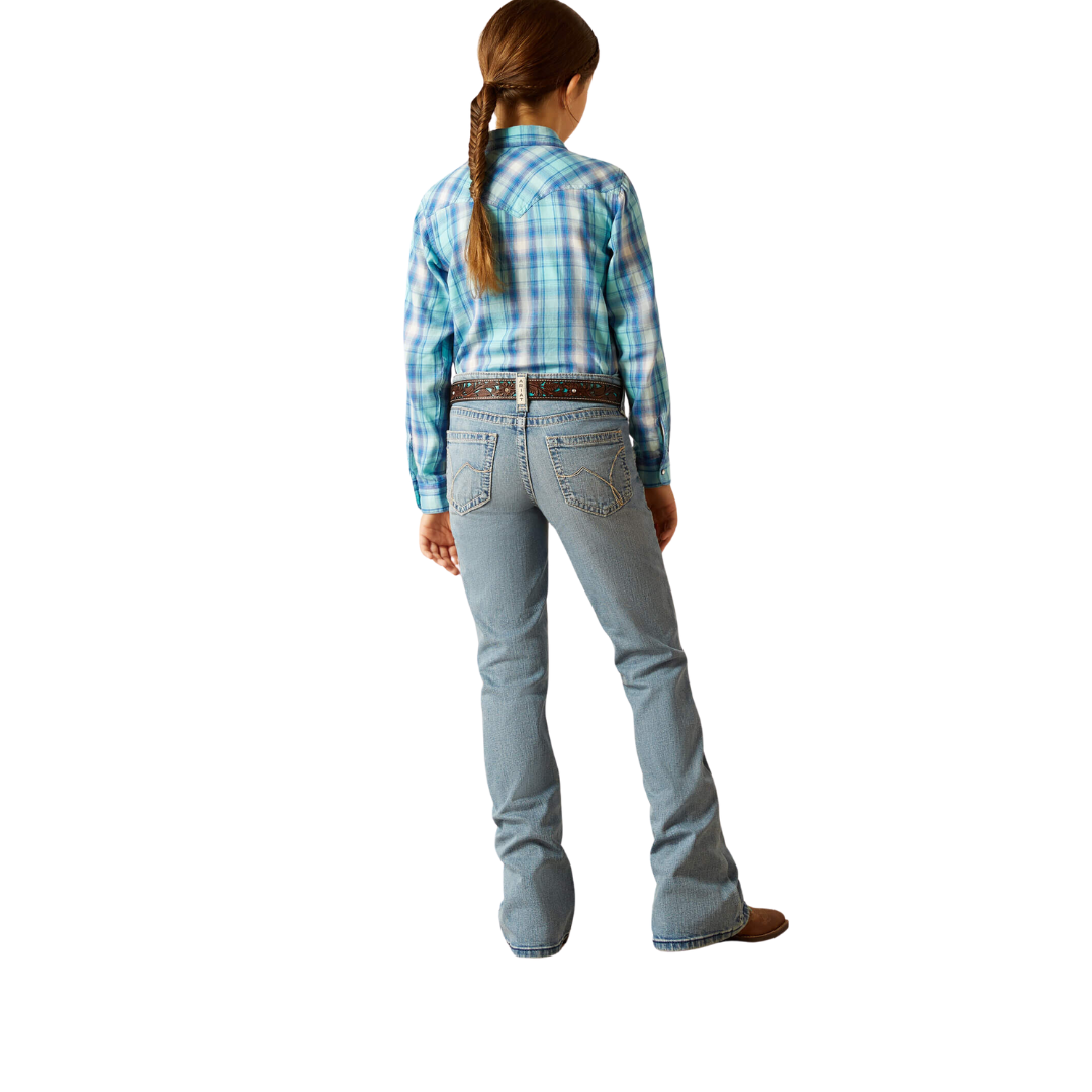 Ariat Youth Girl's Lennon Trouser Colorado Blue Jeans