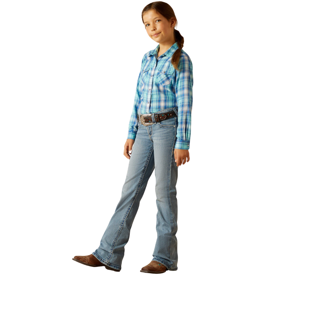 Ariat Youth Girl's Lennon Trouser Colorado Blue Jeans