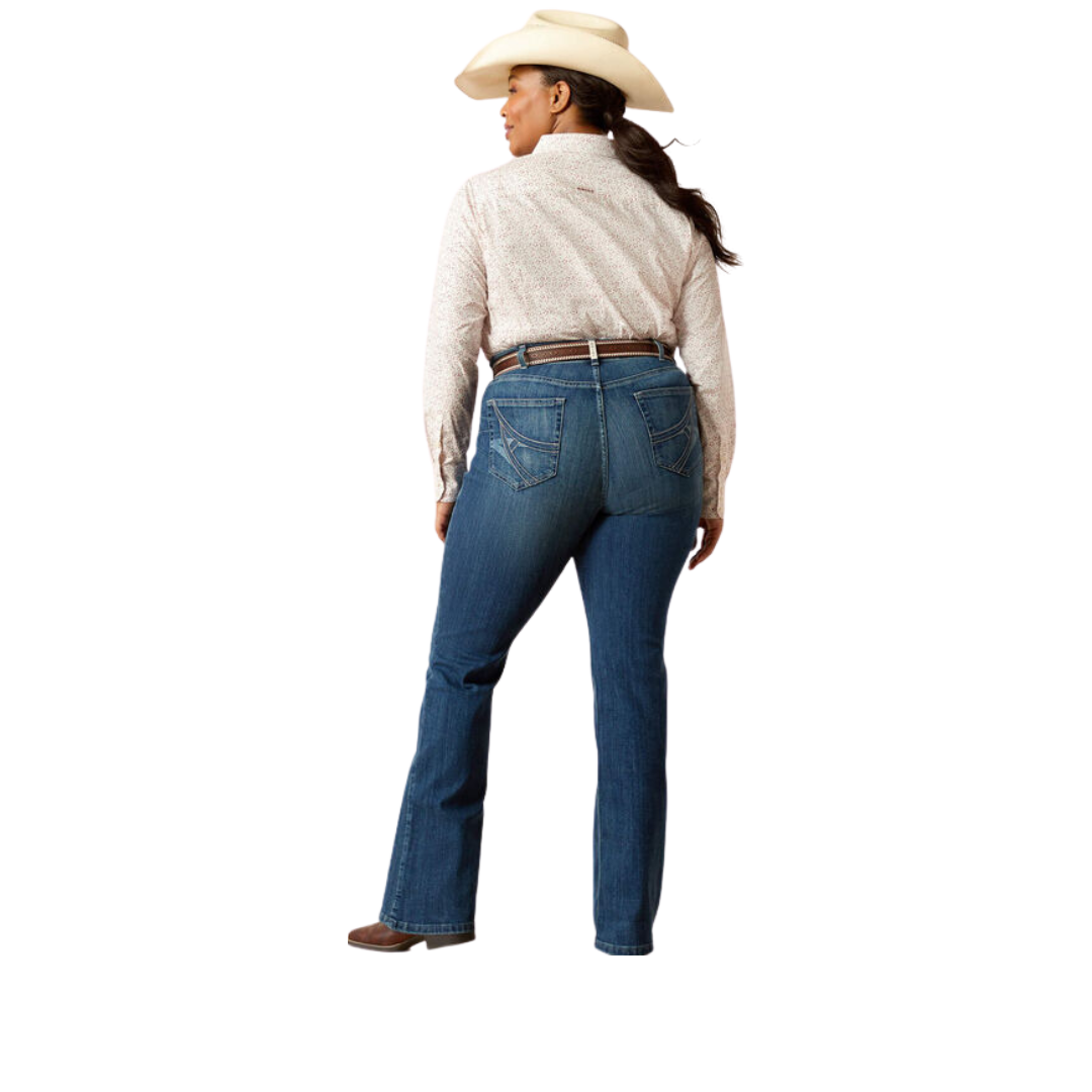 Ariat Women's Mid Rise Ariana Boot Cut Big Jean