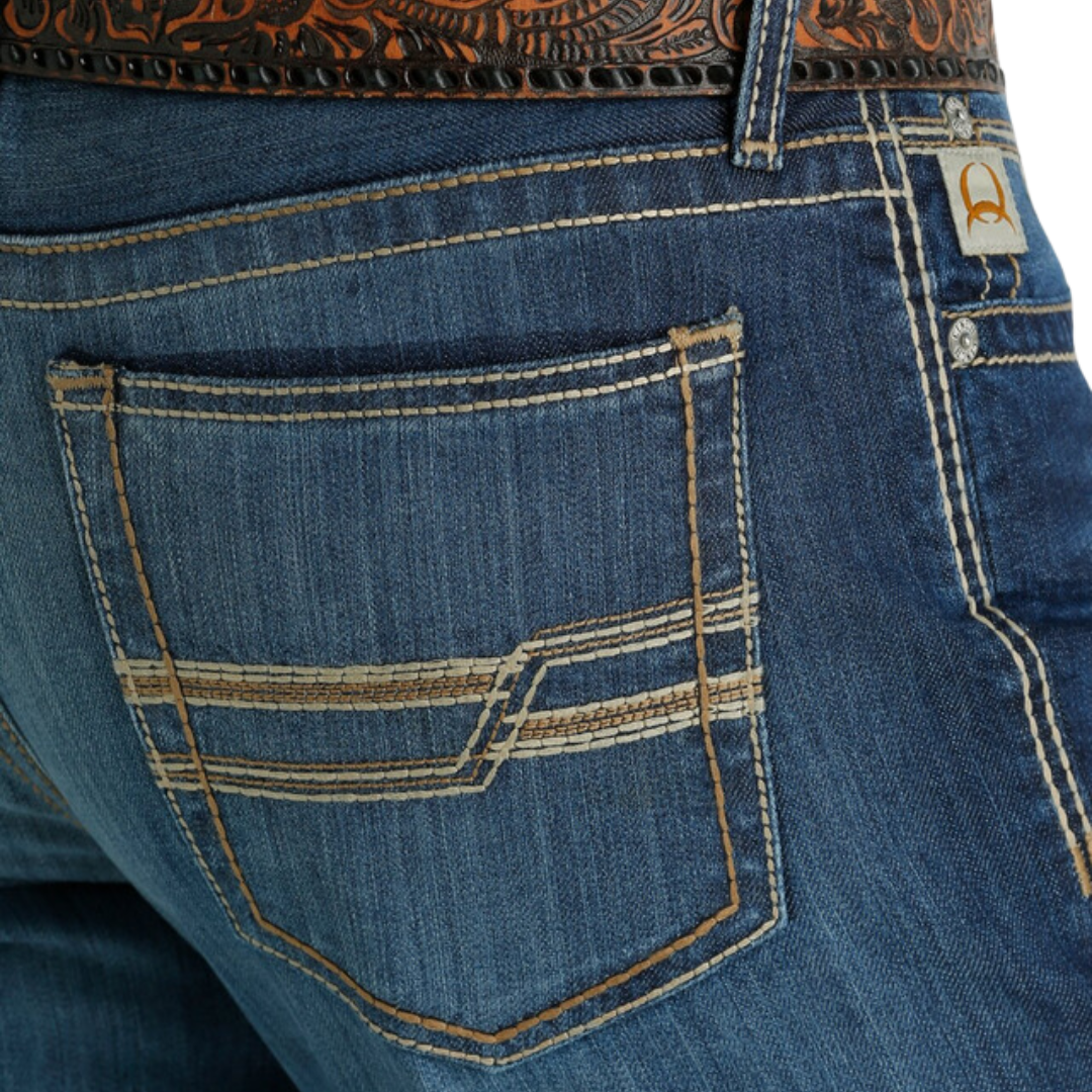 Cinch Men's Ian Mid Rise Slim Bootcut Jeans