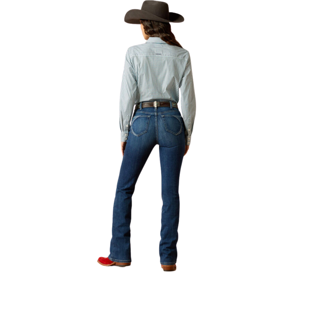 Ariat Women's High Rise Lydia Boot Cut Portland Jeans