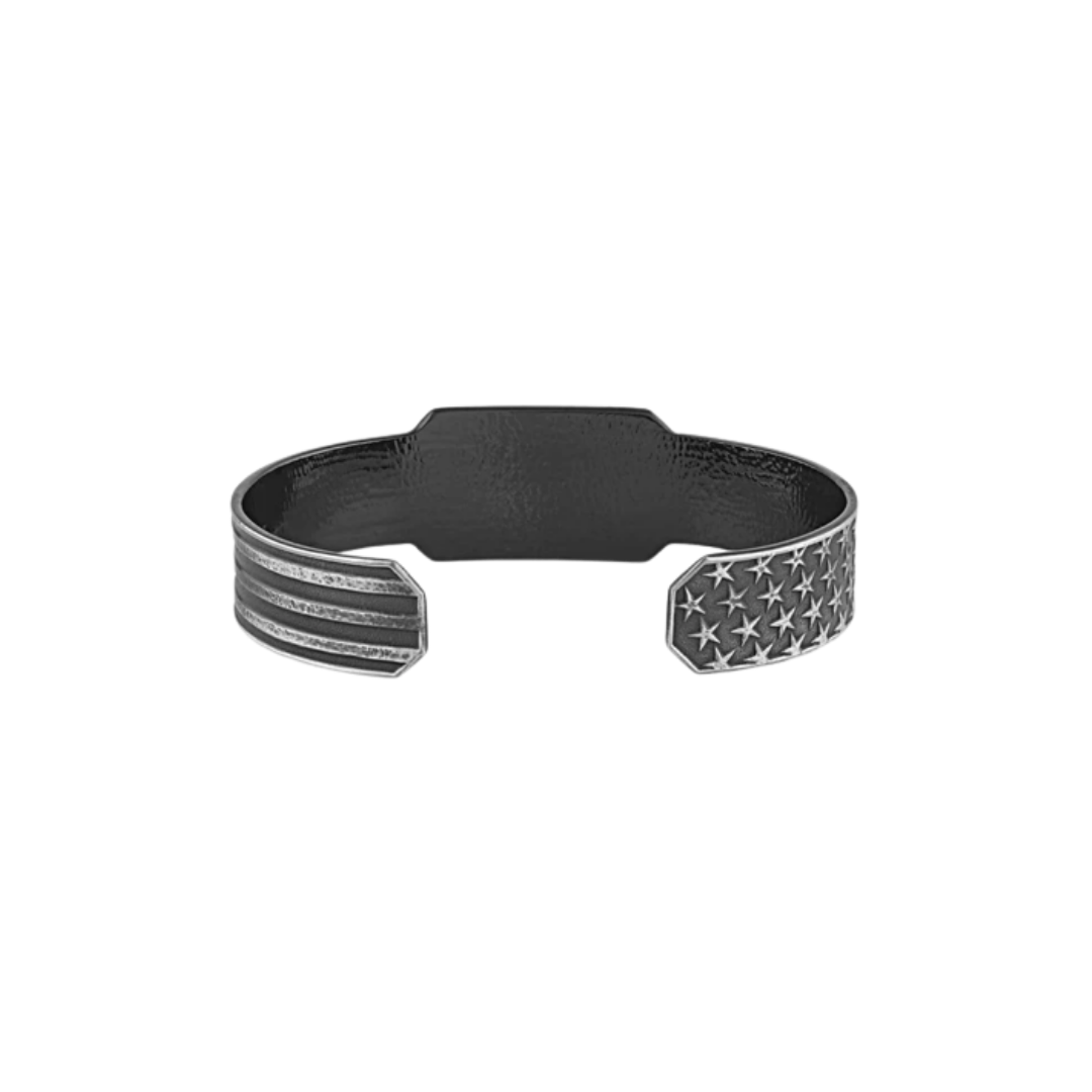 Montana Silversmiths Unisex The Legend Chris Kyle Grey Bracelet