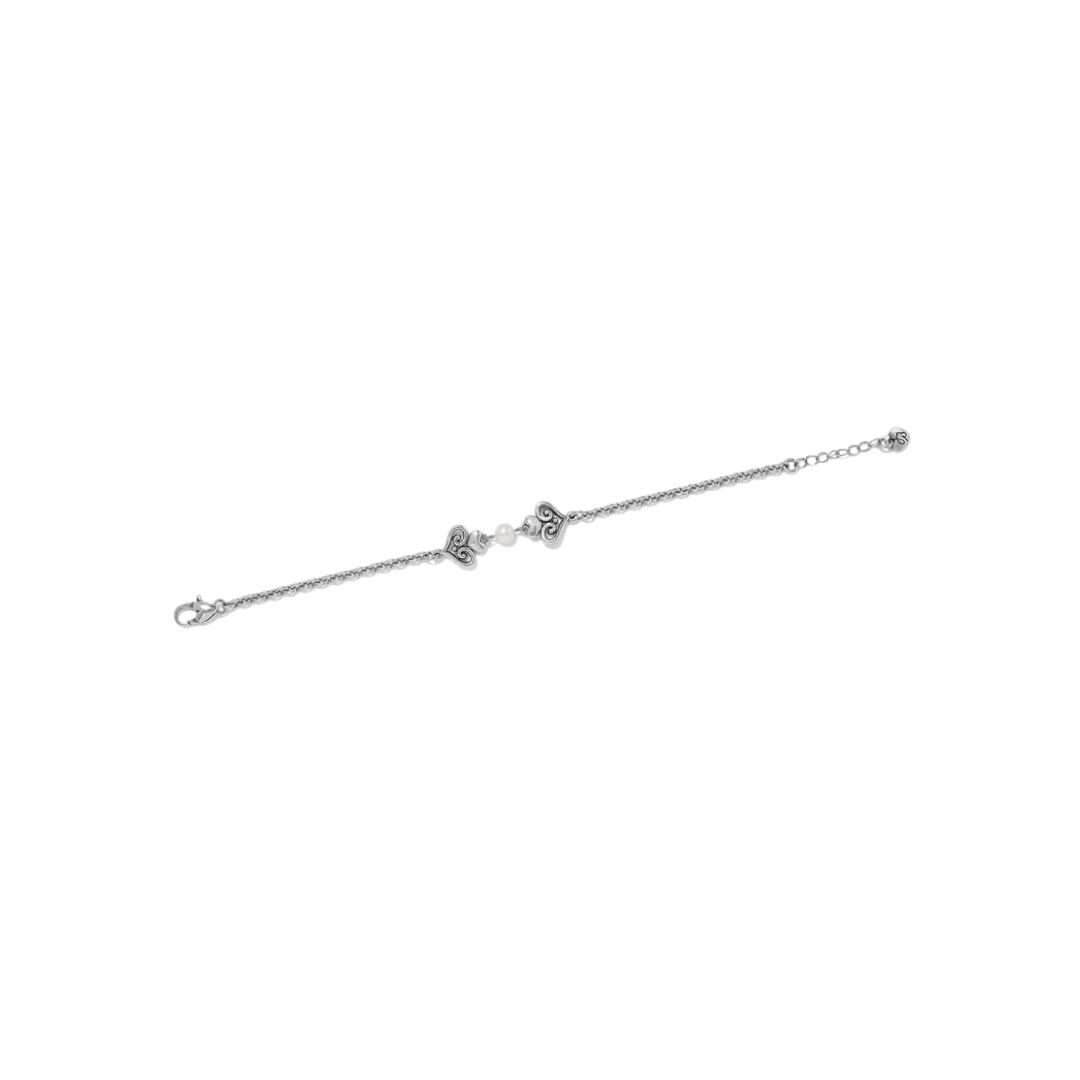 Brighton Women's Alcazar Amor Silver Pearl Bracelet