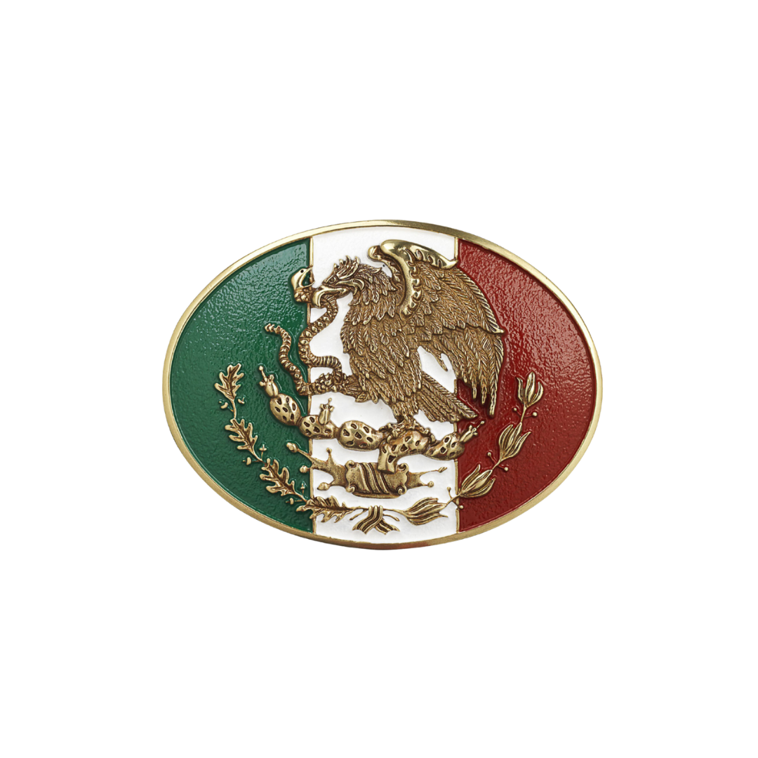 Ariat Men's Mexican Flag Multicolor Buckle