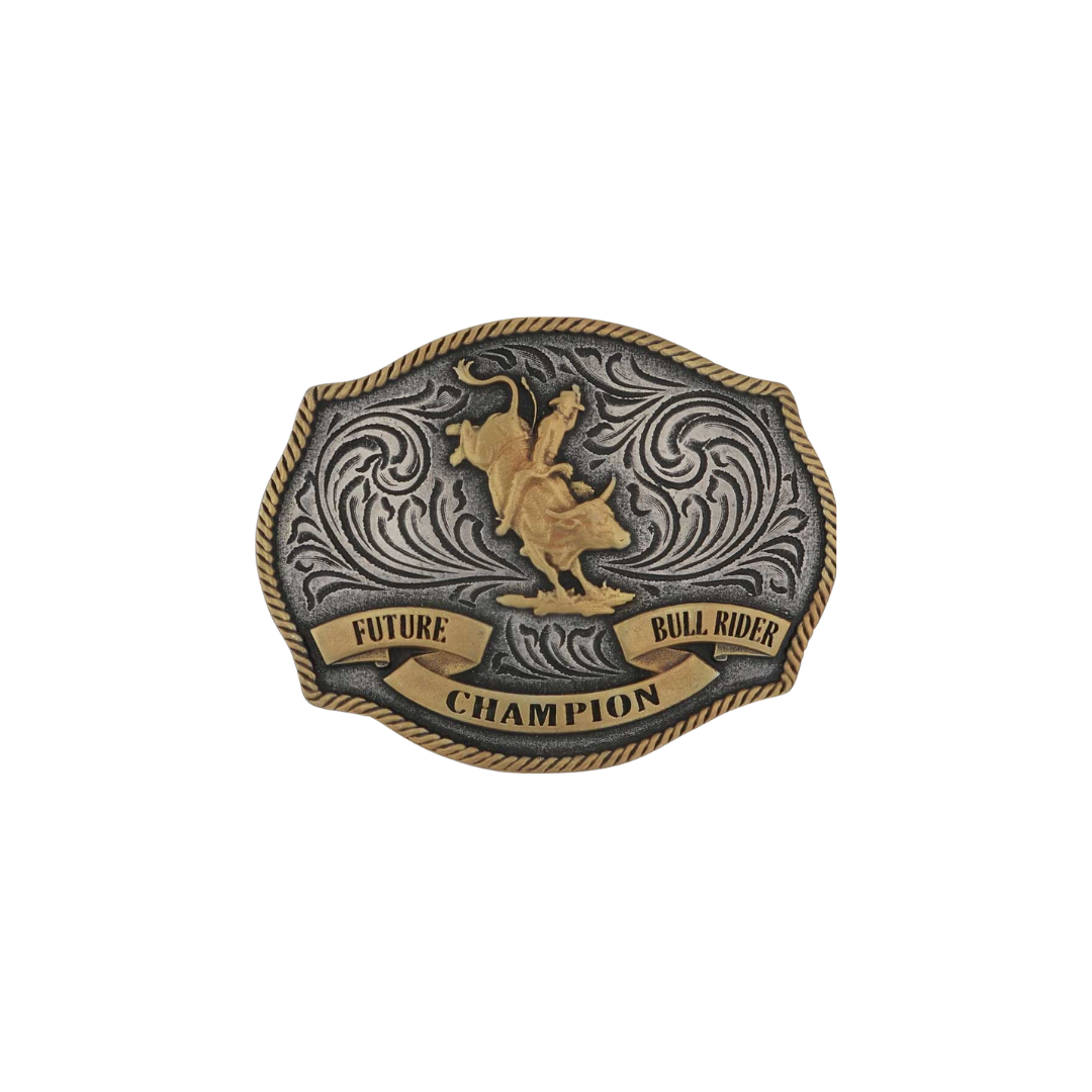 Montana Silversmiths Men's Future Bull Rider Buckle - Stylish