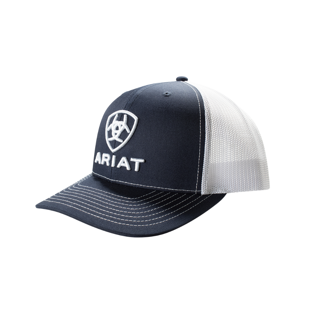Ariat Men's Embroidered Navy Cap
