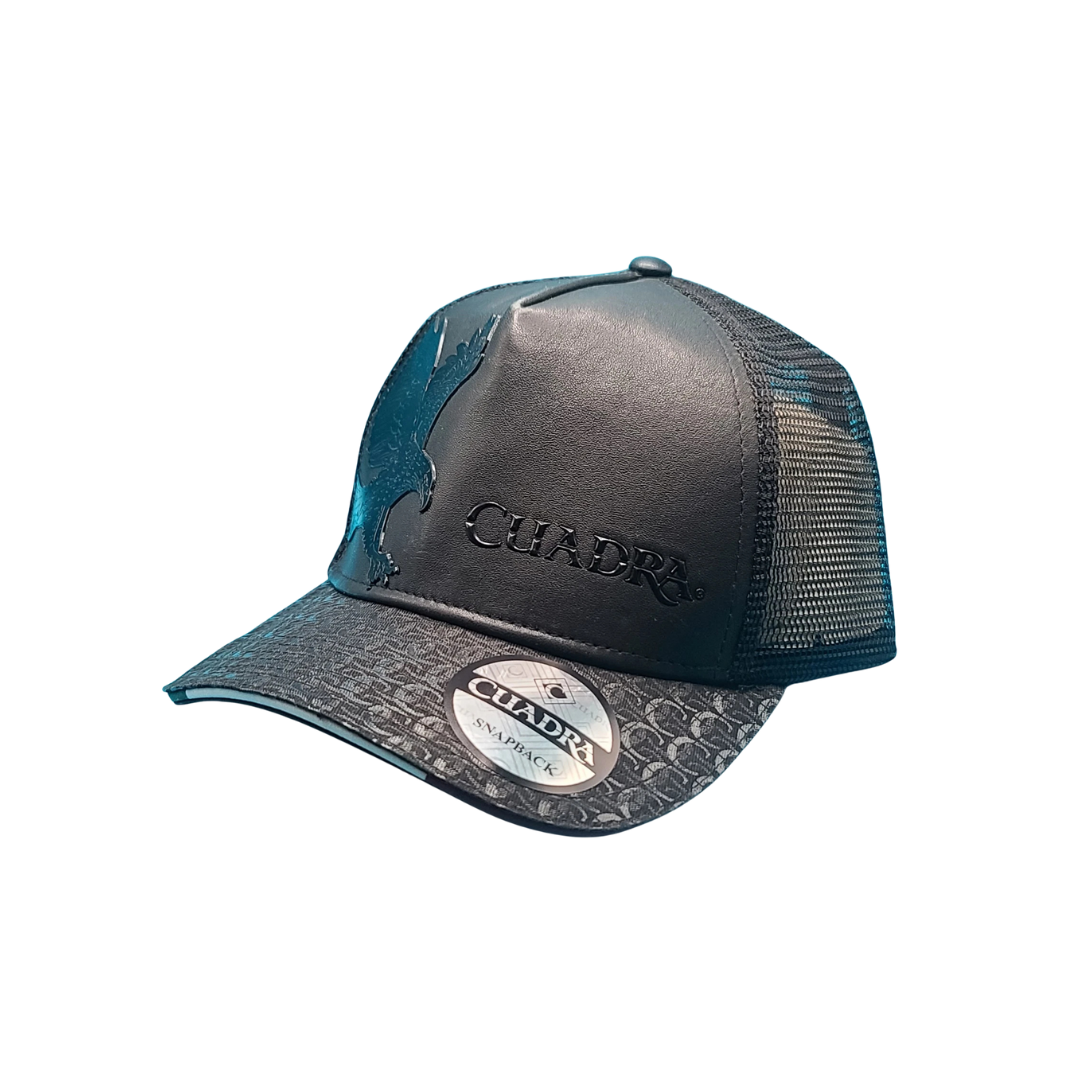 Cuadra Men's Oxford Eagle Black Cap