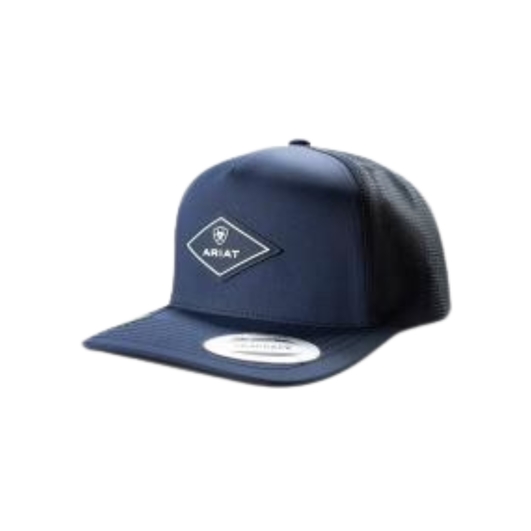 Ariat Men's Rubber Patch Navy Cap