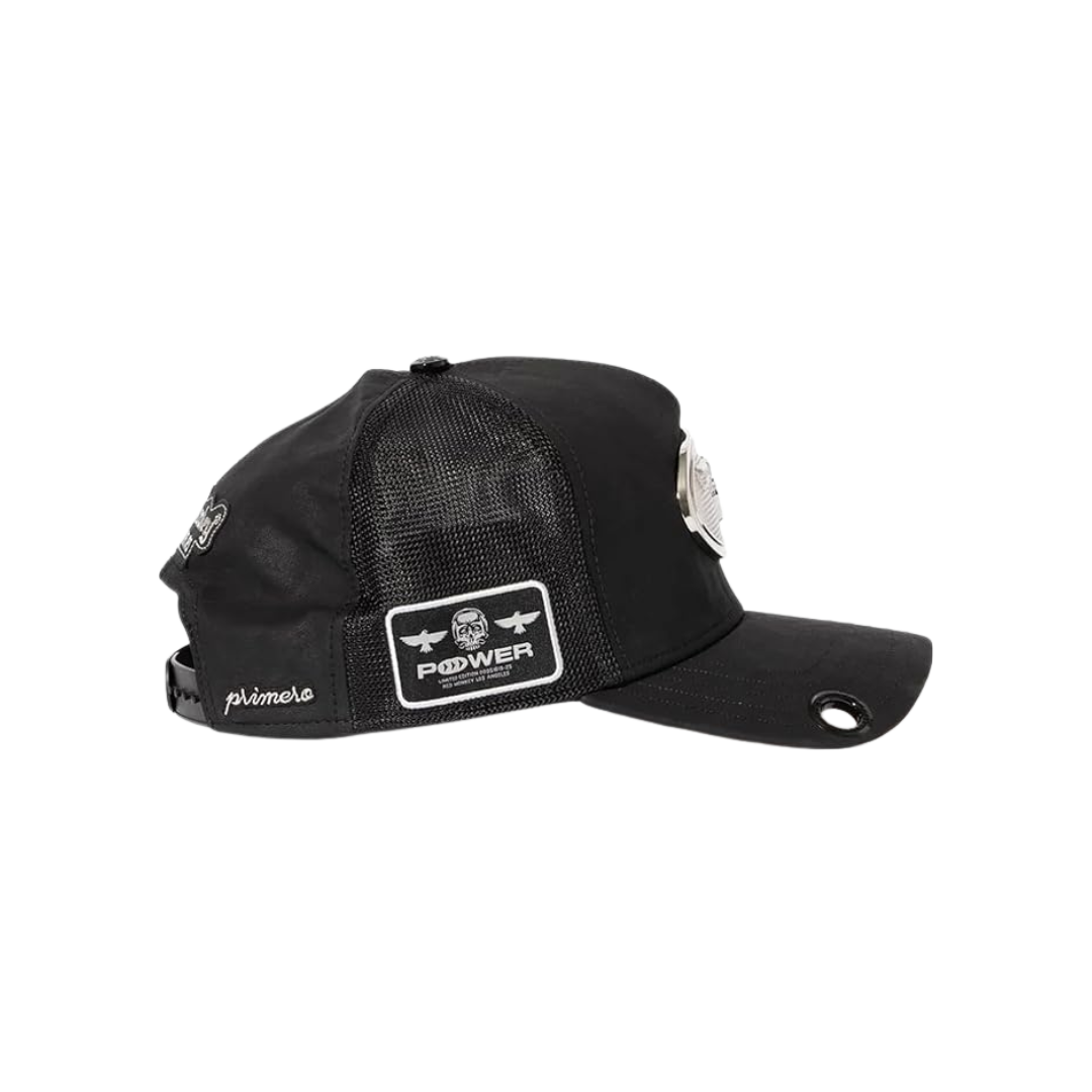 Red Monkey Men's Power To The People 25 Money Black Cap