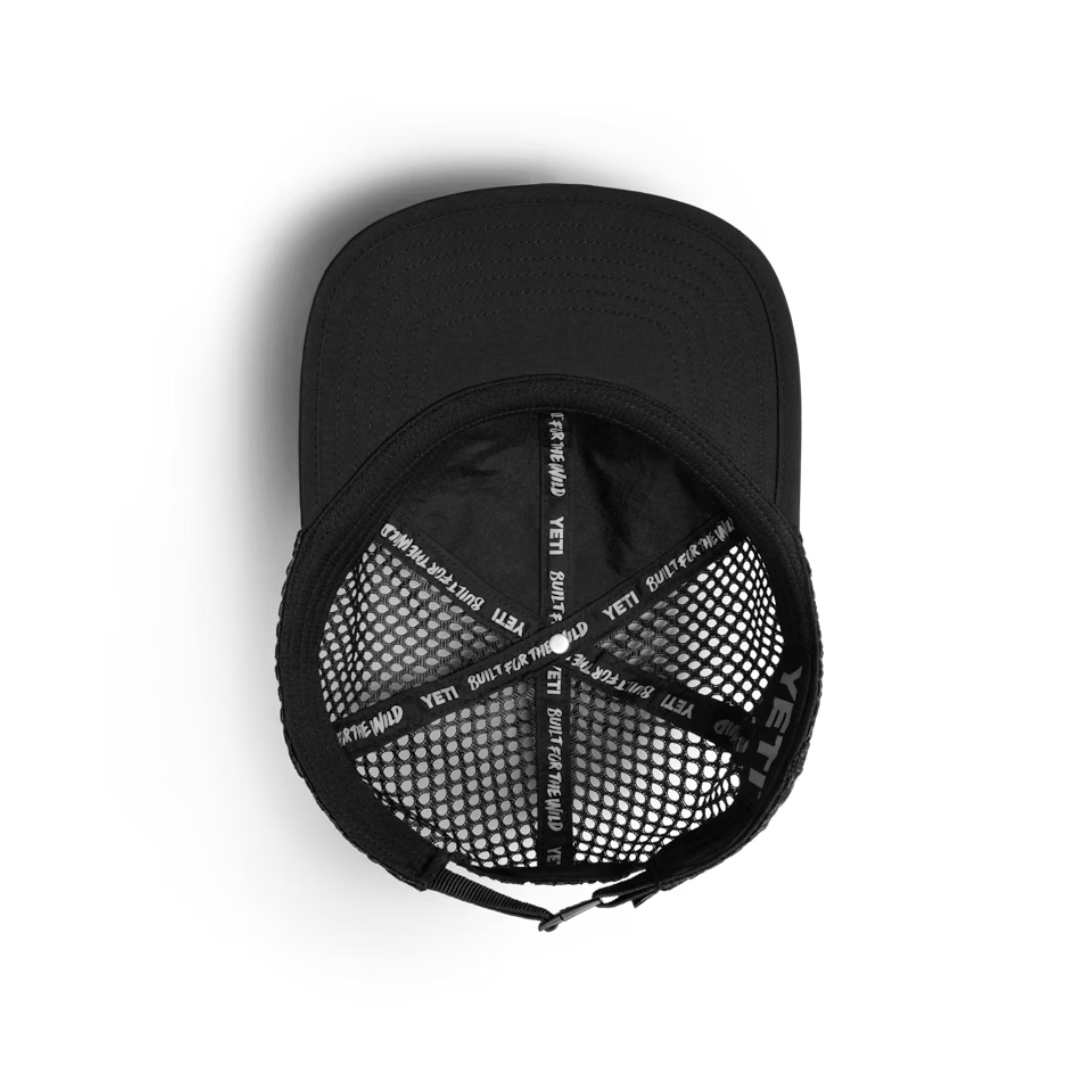 Yeti Logo Low Profile Performance Black Hat
