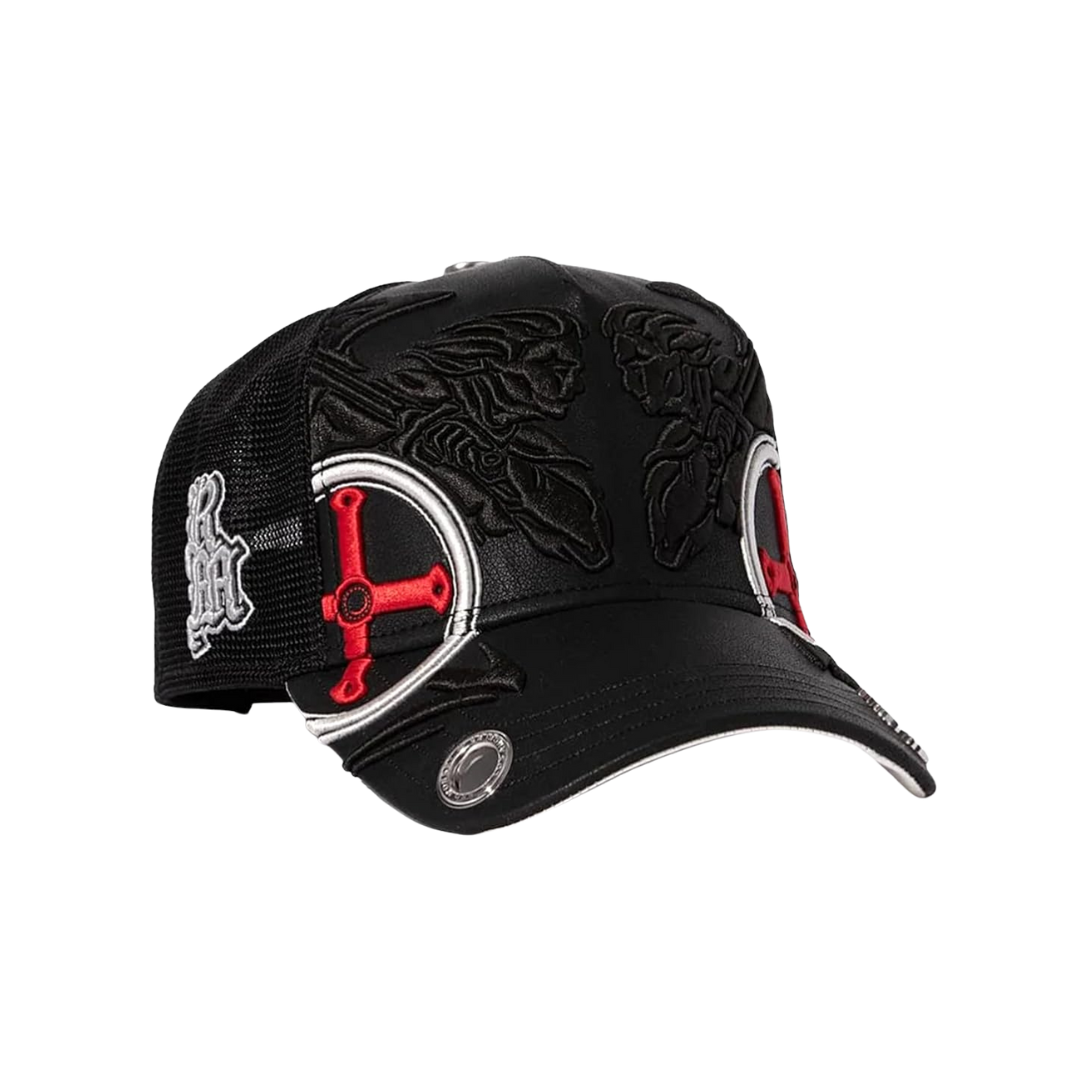 Red Monkey Men's Limited Edition Fashion Trucker Black Cap