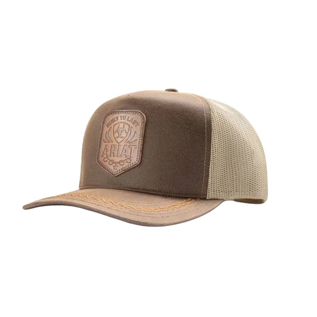 Ariat Men's Oilskin To Last Light Brown Cap