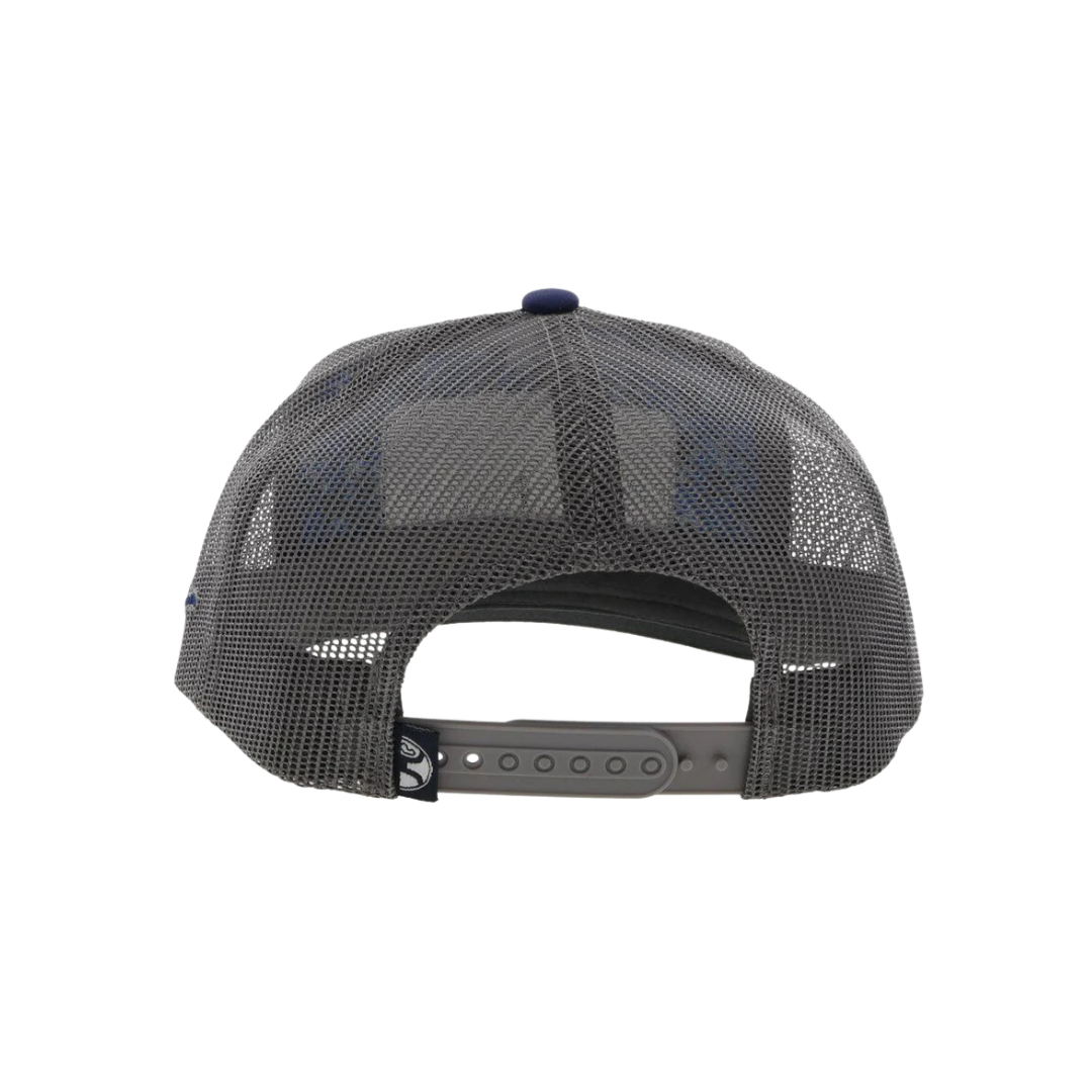 Hooey Men's Cactus Ropes Navy Grey Cap