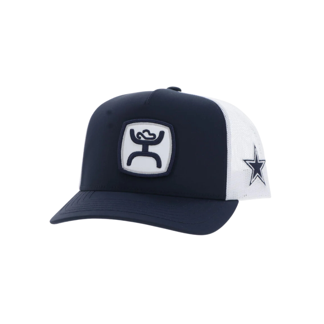 Hooey Men's Dallas Cowboys Hooey Patch Navy White Cap