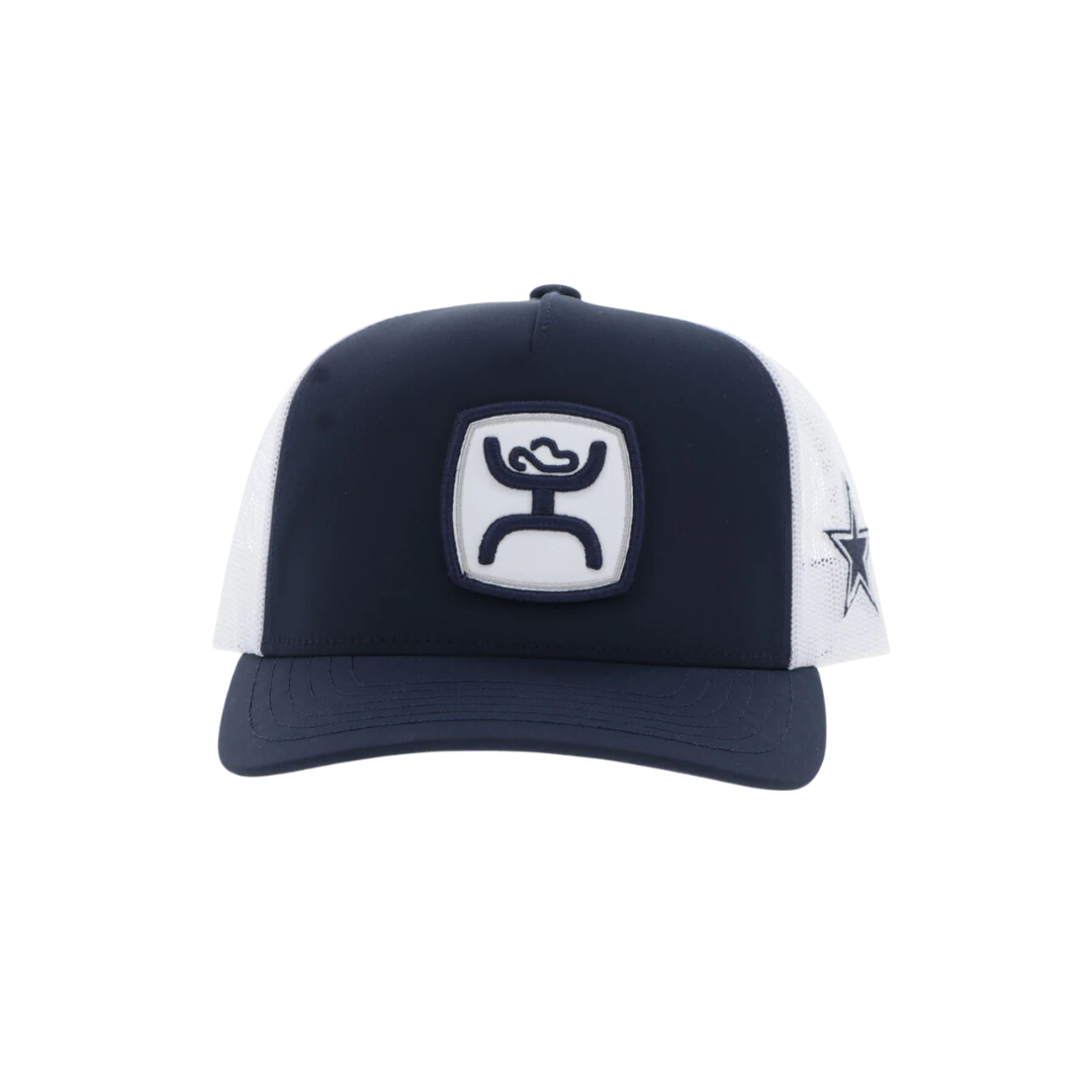 Hooey Men's Dallas Cowboys Hooey Patch Navy White Cap