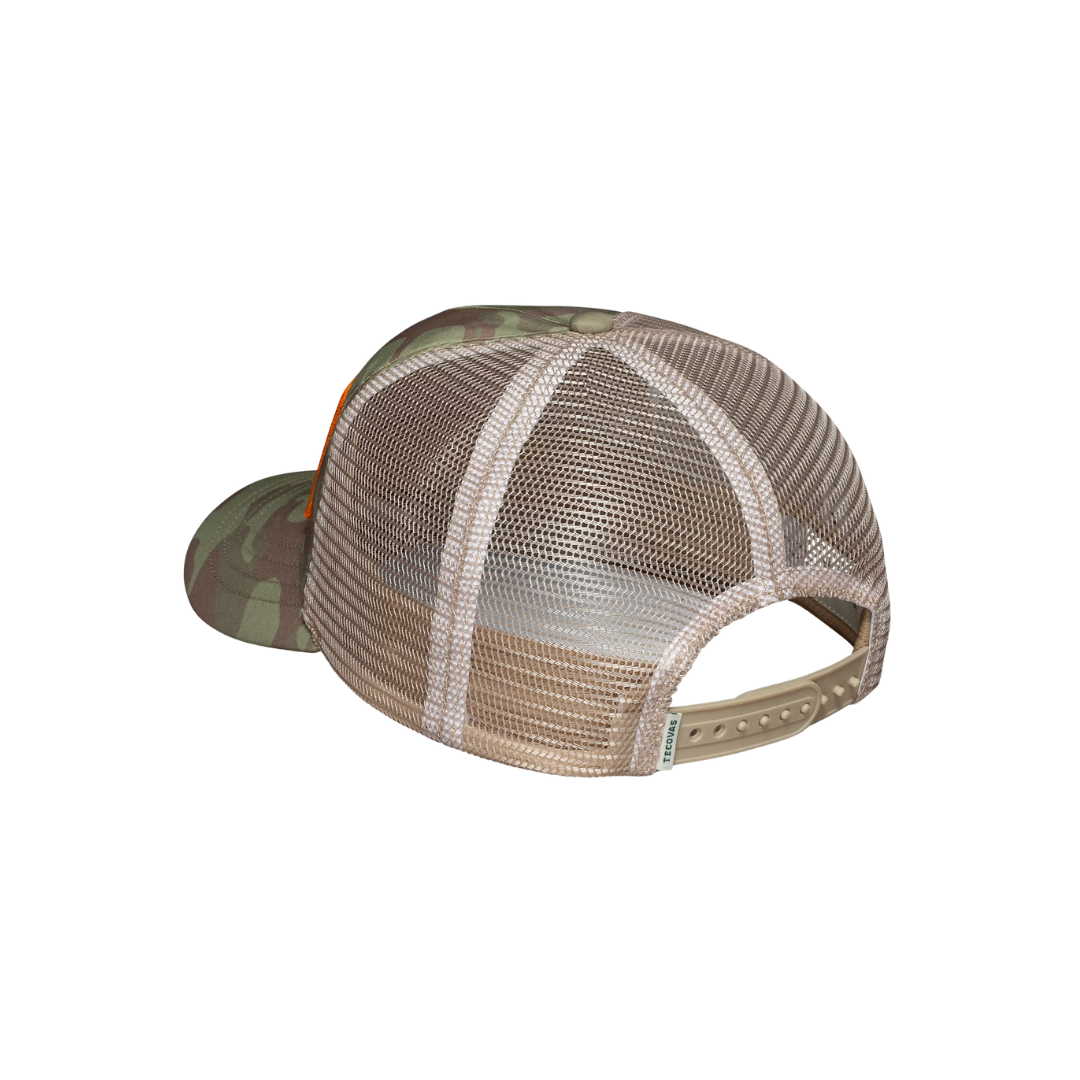 Tecovas Men's Western Goods Trucker Khaki Camo Cap