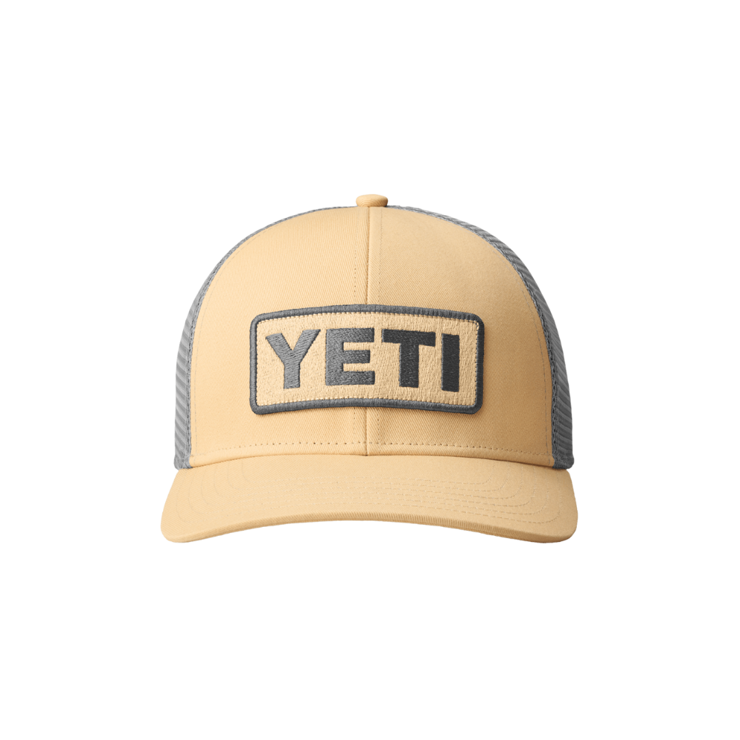 Yeti Logo Badge Trucker Salmon Cap