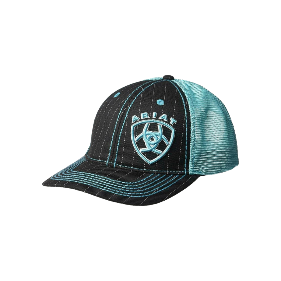 Ariat Men's Shield Snapback Black Cap