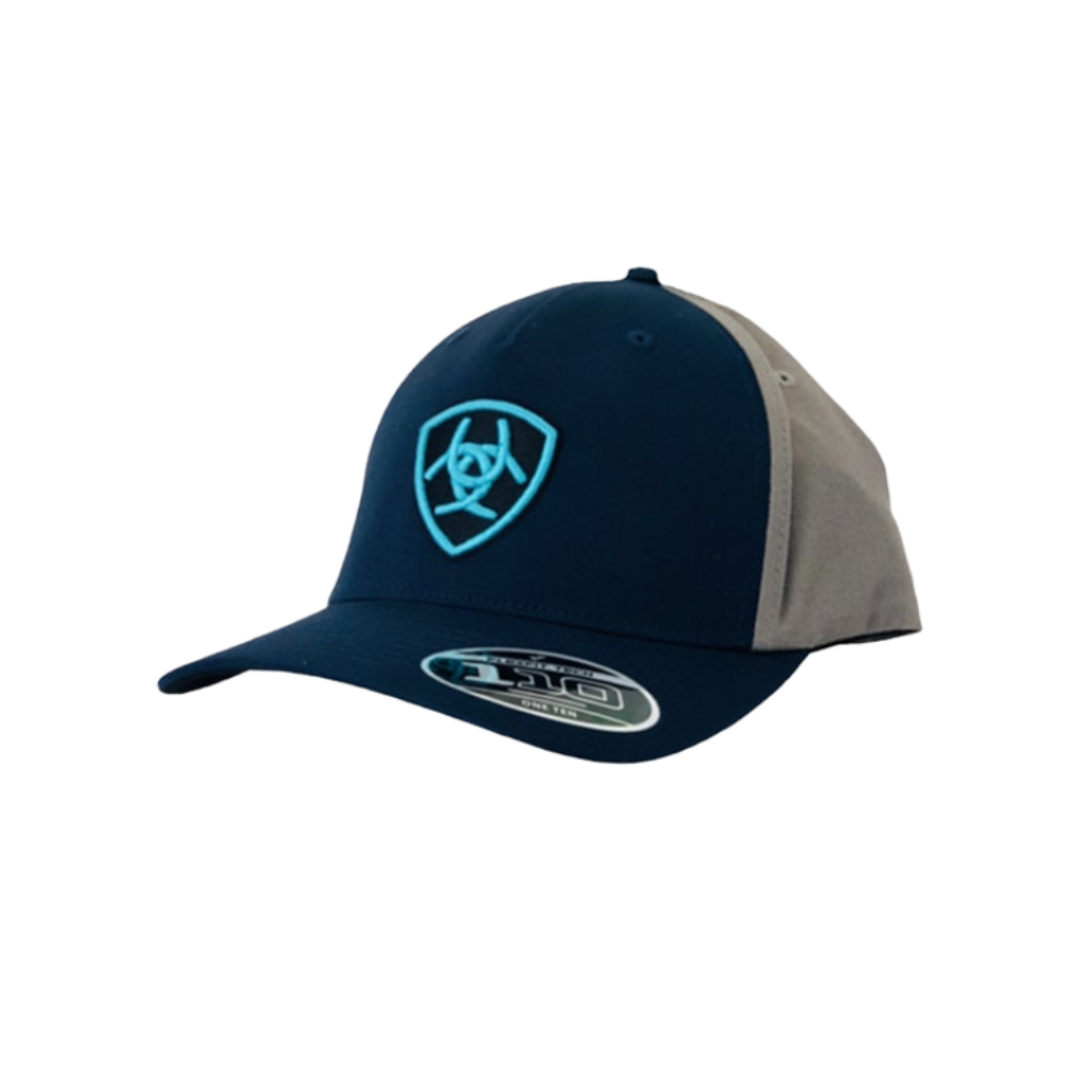 Ariat Men's Elastic Logo Blue Cap