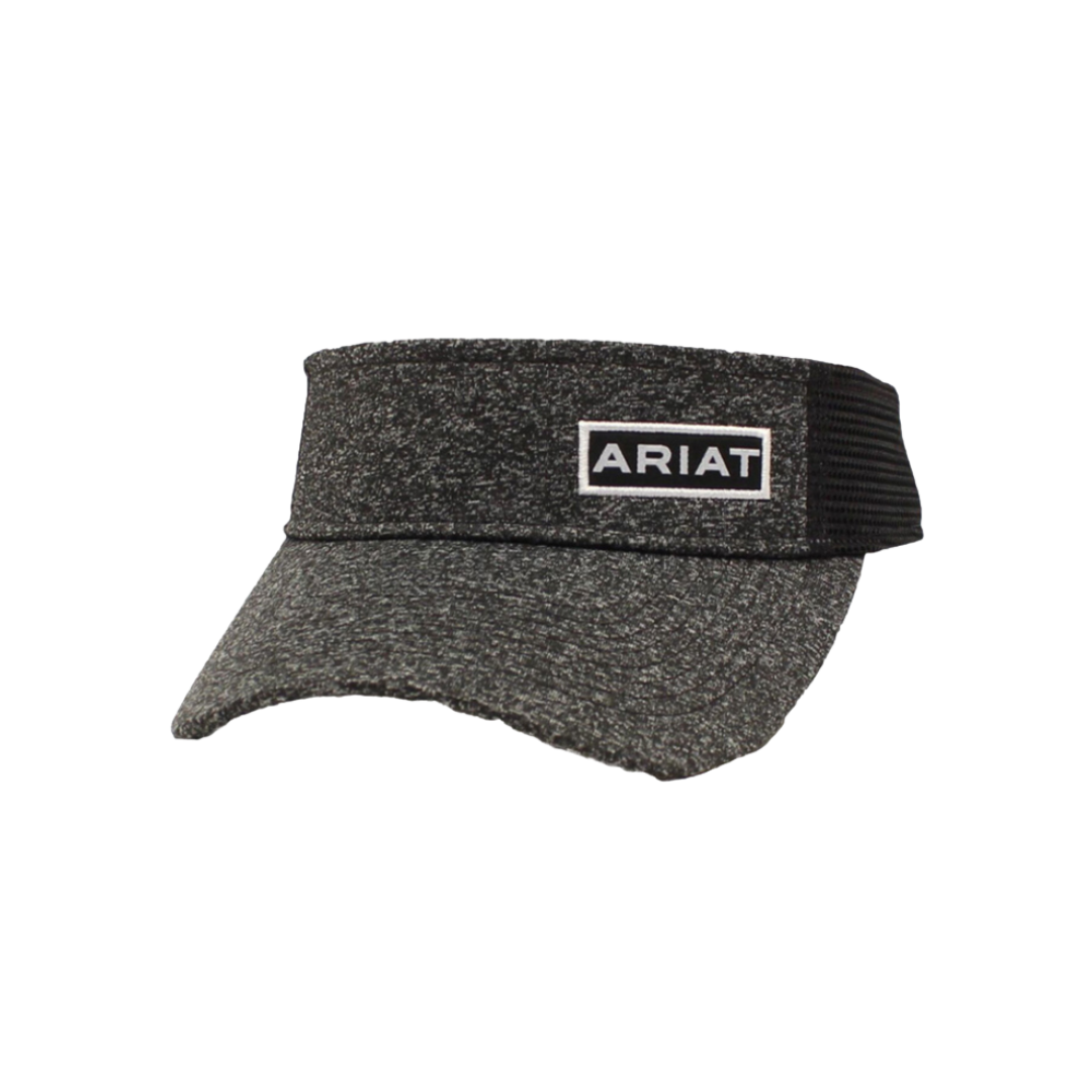 Ariat Men's Nylon Mesh Velcro Grey Visor