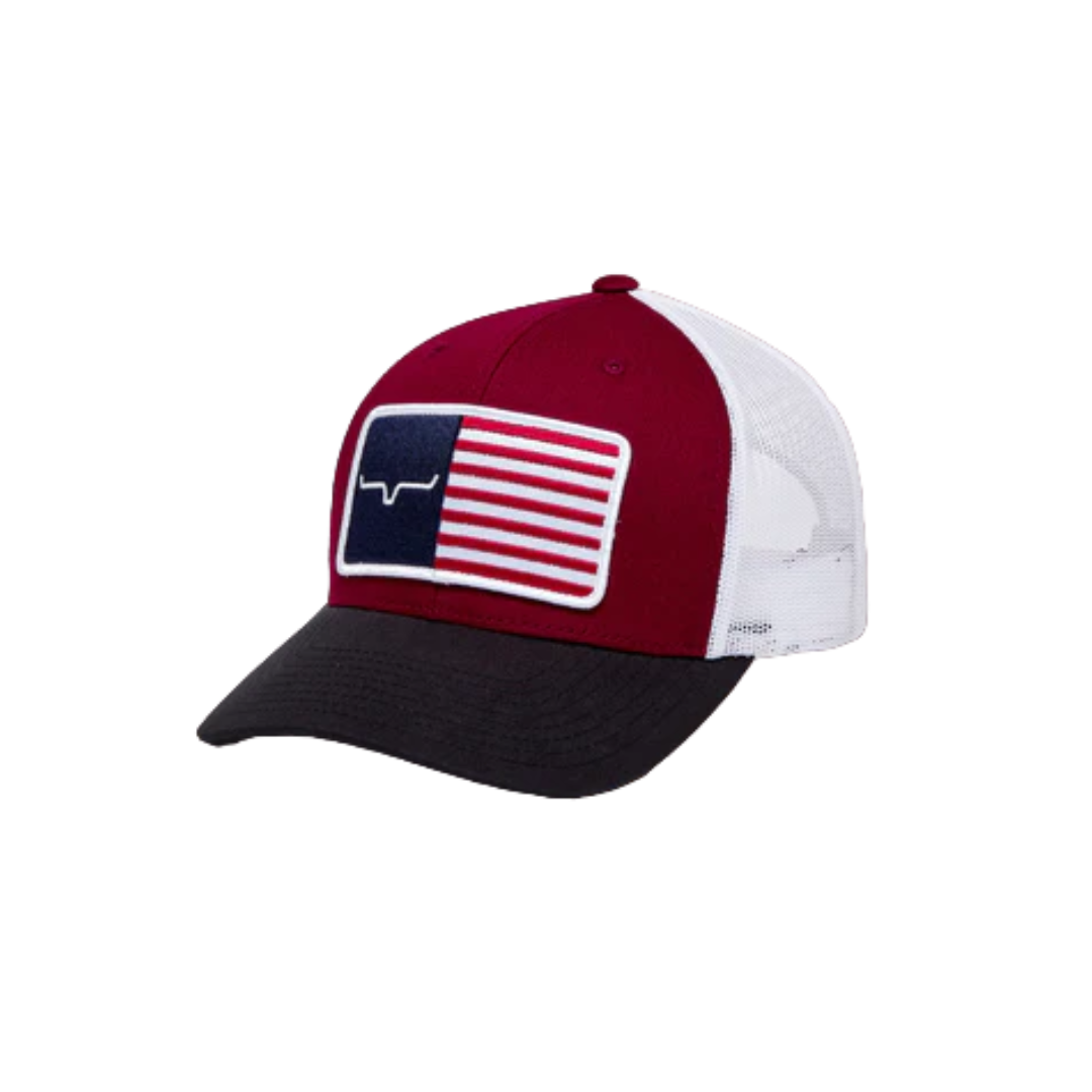 Kimes Ranch Men's American Trucker Multicolor Cap